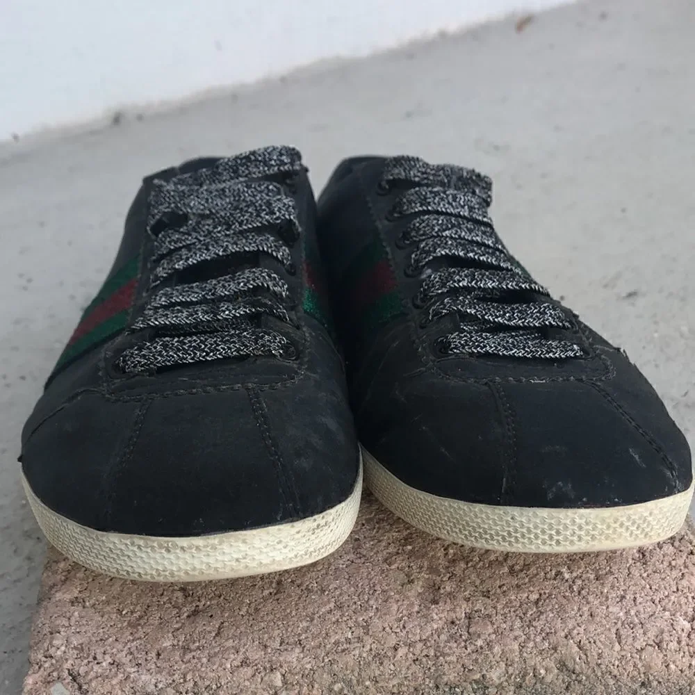 Gucci  Web  Glitter  Sneakers